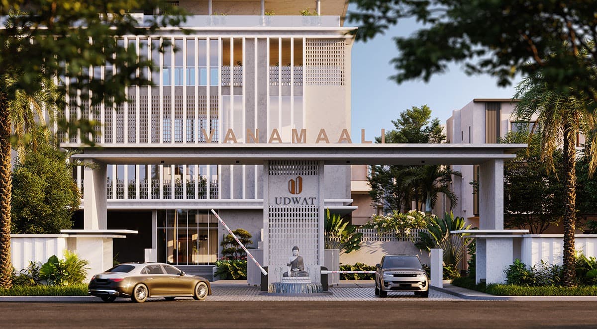 Vanamaali luxury villa entrance