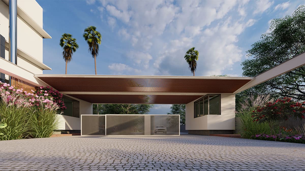 Villa Elevation West